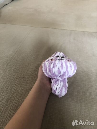 Шарф ручной работы Из пряжи alize пуффи