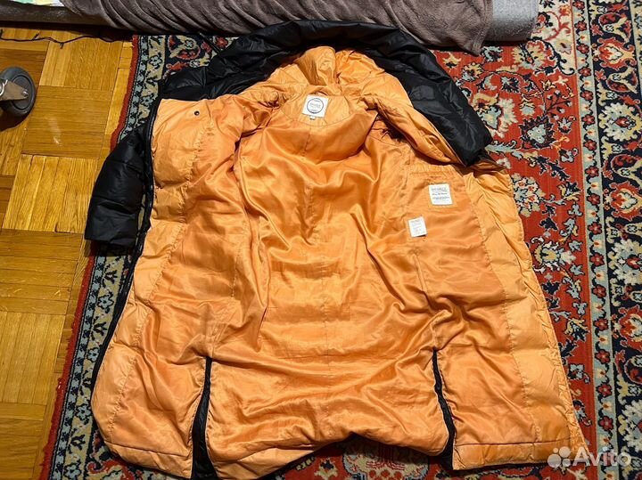 Пуховик miegofce черный длинный