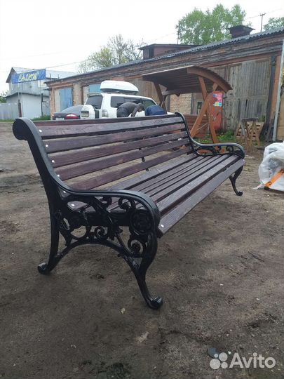 Скамейка чугунная садовая Балет