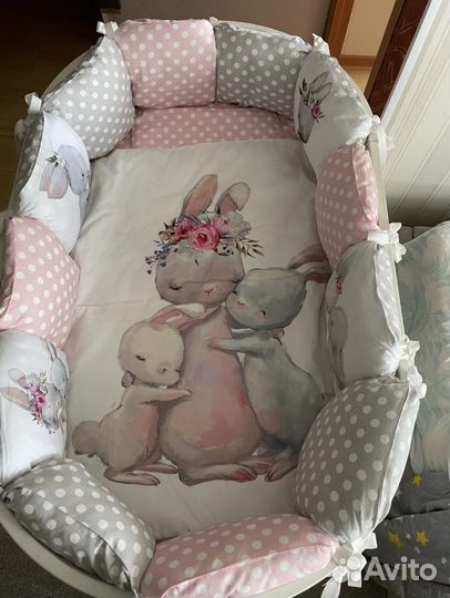 Комплект бортиков в детскую кроватку