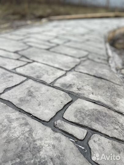 Печатный бетон