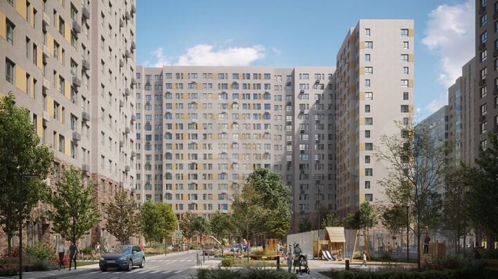 3-к. апартаменты, 52,7 м², 15/17 эт.