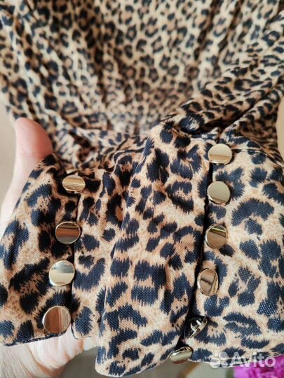 Леопардовое платье Zarina 42