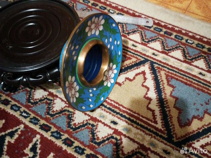 Пепельница клуазоне перегородчатая эмаль