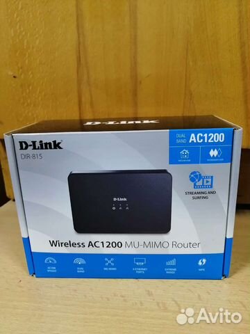 Роутер D-Link DIR-815 Wireless AC1200 MU-mimo