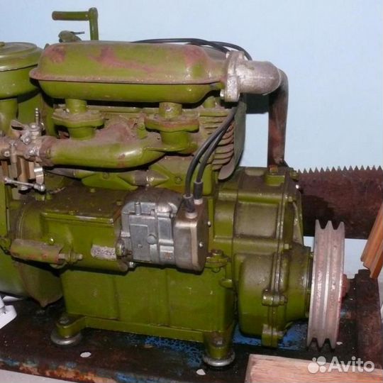Мотор двух цилиндровый уд2