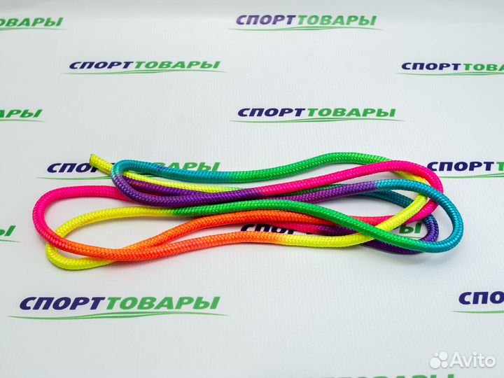 Скакалка для худ. гимнастики. Радужная, 3 метра