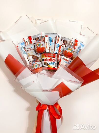 Сладкие букеты из любимых сладостей