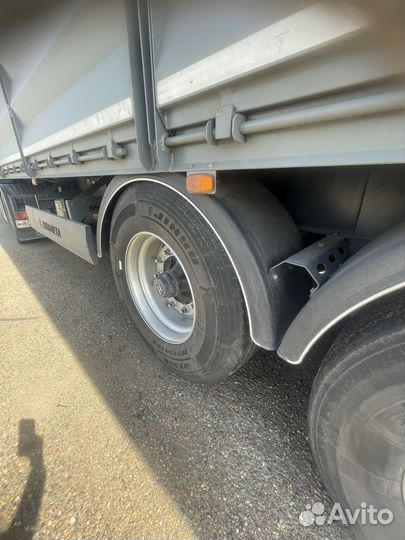 Продам ось на полуприцеп в сборе