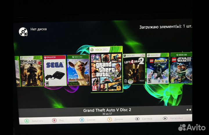 Xbox 360 Slim 1000 игр (Прошита)