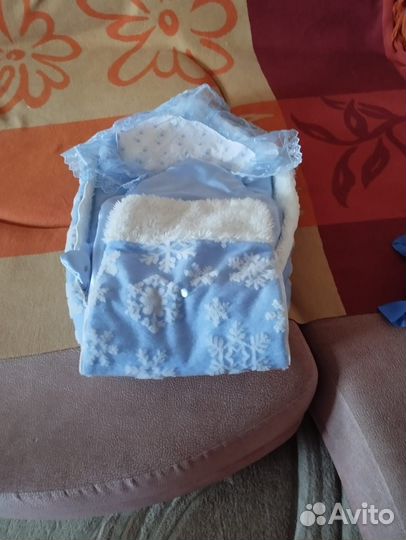 Конверт на выписку зимний для мальчика