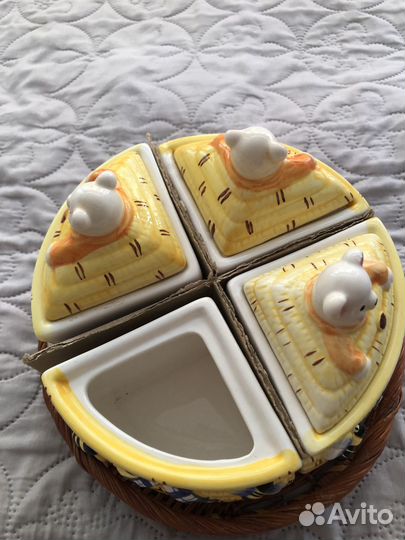 Набор баночек для хранения пищевых продуктов