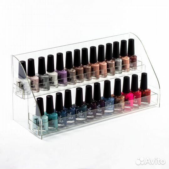 Горка из оргстекла 2-ух ступенчатая 308х145х117 мм