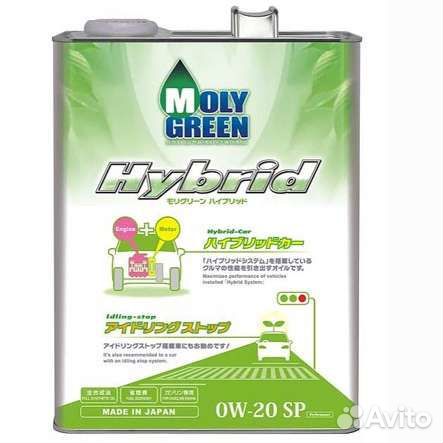Моторное масло для Гибридов Moly Green Hybrid 0w20