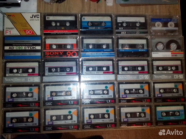 Аудиокассеты Сhrome Sony/TDK/Sound Breeze