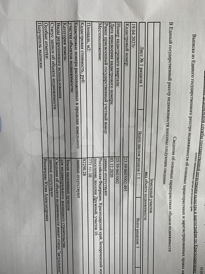 Участок 7,7 сот. (ИЖС)