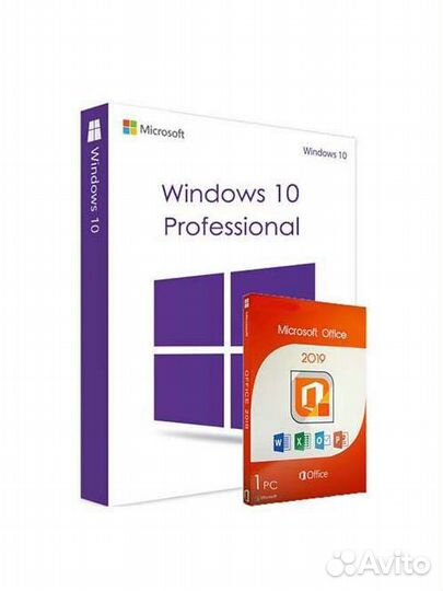 Ключ Windows 10 (11) Pro, Office 2021 - 2019, 365