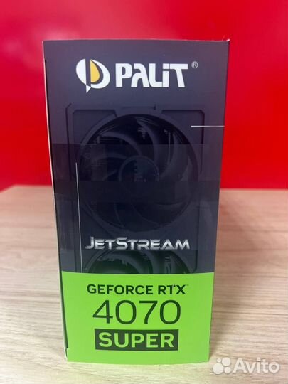 RTX 4070 Super JetStream OC новая видеокарта Palit