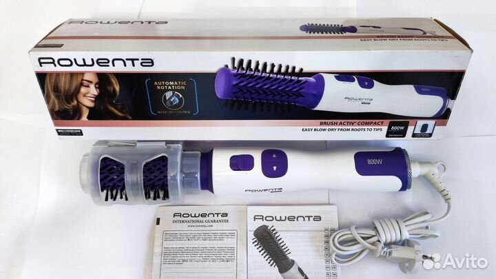 Фен Rowenta вращающаяся щётка