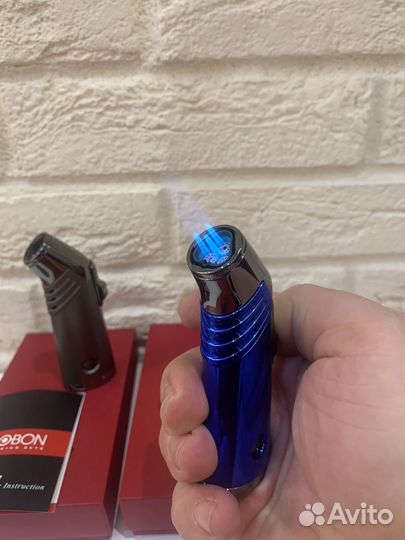 Газовая зажигалка горелка Jobon 3 сопла