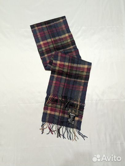 Клетчатый шарф Barbour оригинал