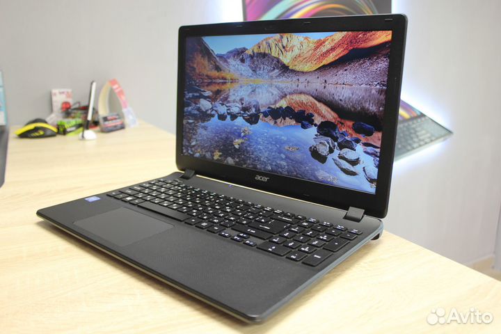 Офисный ноутбук Acer с SSD на Windows 10