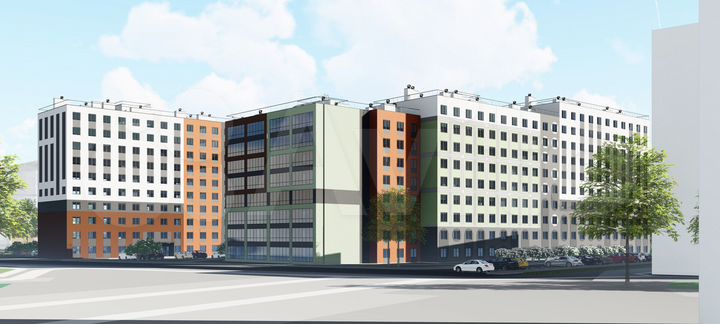 2-к. квартира, 57,9 м², 9/10 эт.