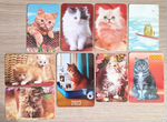 Календарики с кошками для коллекции