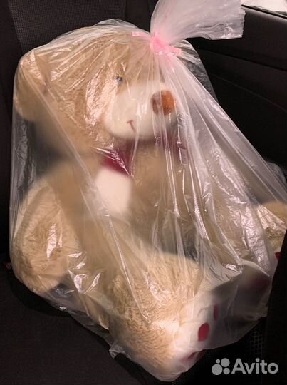 Мягкий плюшевый медведь 1,2 метра