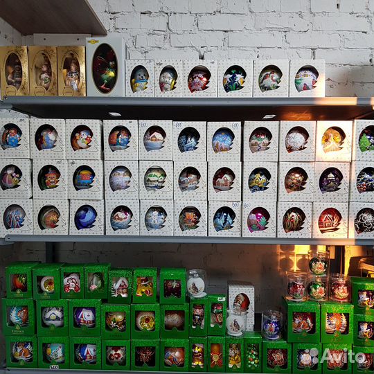 Елочные игрушки стекло