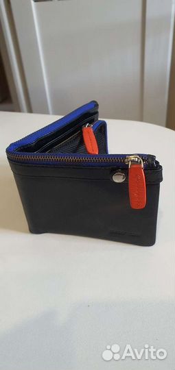 Кошелек мужской кожаный