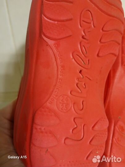 Детские резиновые сапоги 24 размер