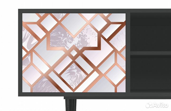 Тв-тумба T2 - Антрацит - Pastel Fairytale