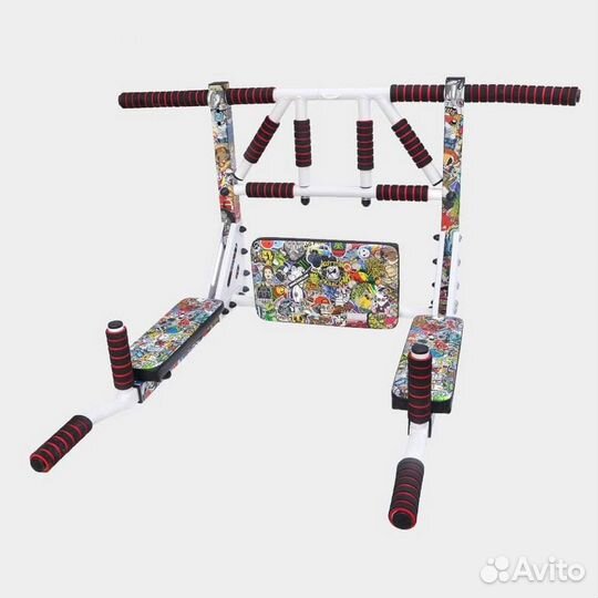 Турник-Брусья-Пресс 3в1 Стикербомб