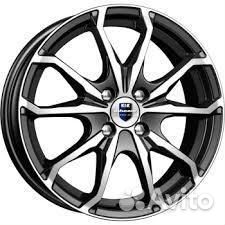 Диски K&K Brent 6x16 4*100 ET45 DIA67.1 Алмаз черный Литой