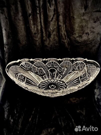 Хрустальная ваза, салатик СССР