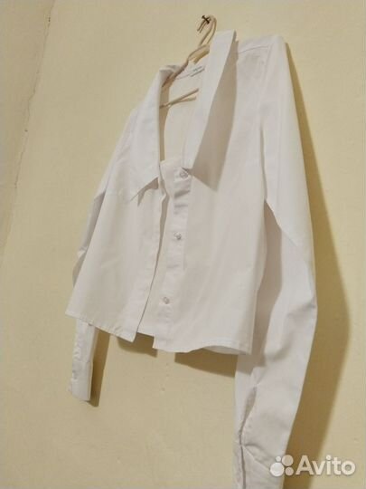 Рубашка хлопковая укороченная новая