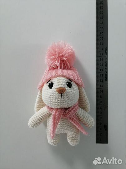 Мягкая игрушка ручной работы зайка Милли