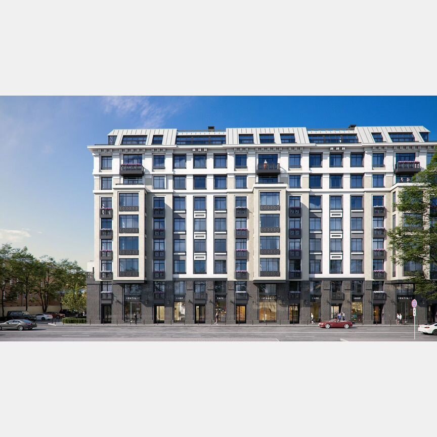 2-к. квартира, 75,6 м², 4/9 эт.