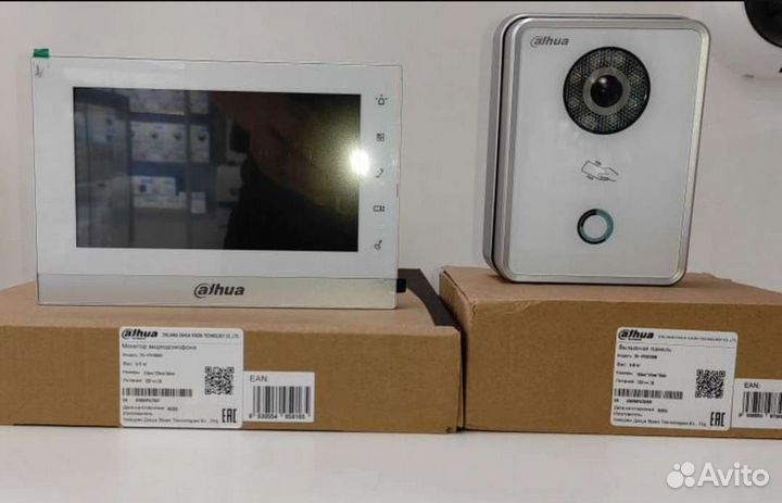 IP домофон Dahua DHI-VTK-VTO6210BW-VTH1550CH