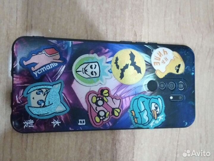 Чехол на телефон редми 9 в стикерах