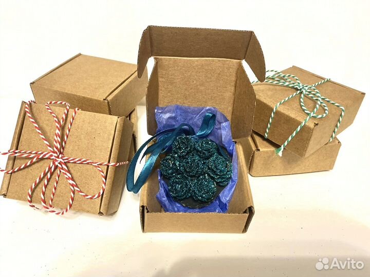 Игрушки на ёлку ручной работы