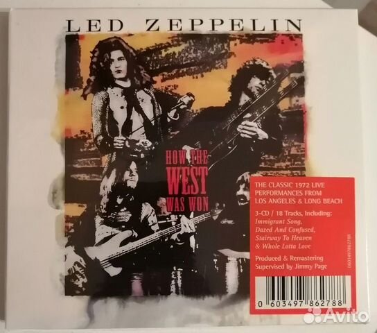 LED Zeppelin - How the west was won 3CD Запечатан