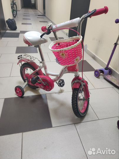Велосипед для девочки от 3 лет