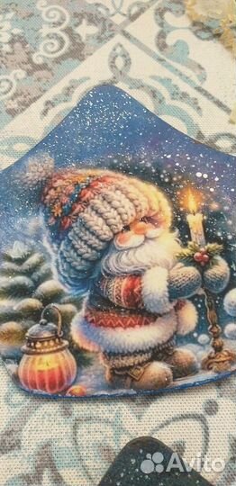 Интерьерная подвеска на стену новогодняя