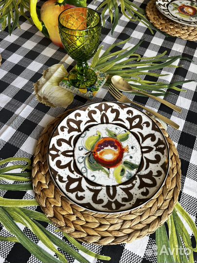 Сервировочная салфетка для стола натуральная