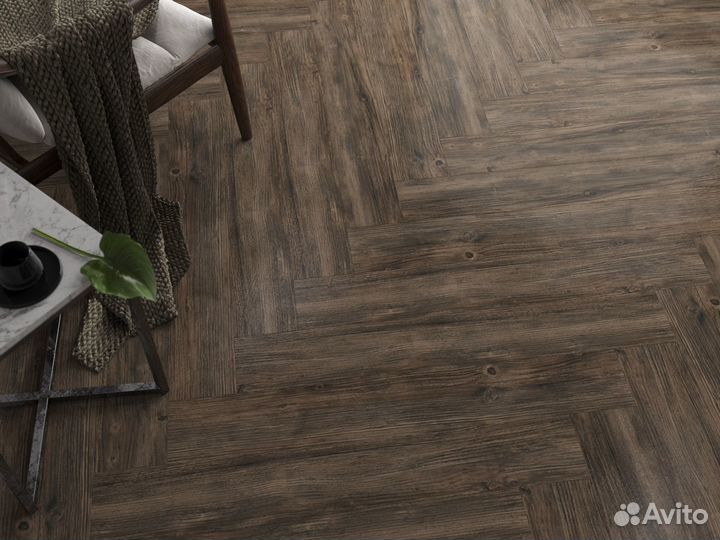 Пвх-плитка FineFlex Дуб Каскадный FX-142