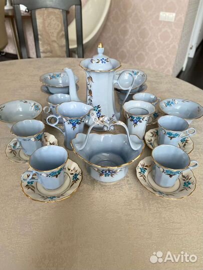 Кофейный сервиз СССР фарфор (оригинал)