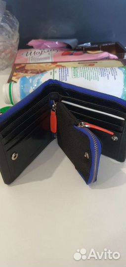 Кошелек мужской кожаный