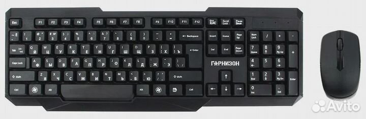 Беспроводной набор Гарнизон GKS-115 black USB